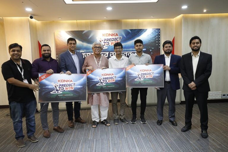Prothom Alo awards winners of Konka Predict to Win competition following FIFA World Cup campaign