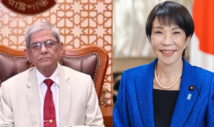 Japanese Prime Minister Sanae Takaichi Congratulates Mirza Fakhrul Islam Alamgir on Assuming Presidency
