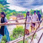 কুলাউড়ায় ফানাই নদীর সেতু ধসে ৩০ গ্রামের মানুষের যোগাযোগ বিচ্ছিন্ন ঝুঁকিতে শিক্ষার্থী ও এলাকাবাসী