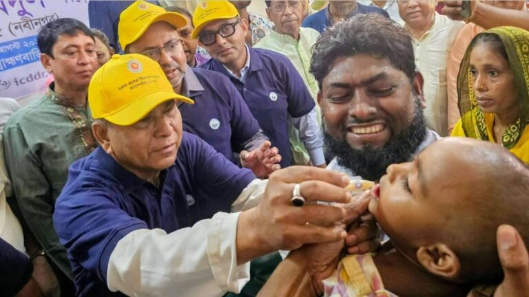 ব্রাহ্মণবাড়িয়ার নবীনগরে ওরাল কলেরা টিকা কার্যক্রমের সূচনা