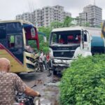 ঈশ্বরদীতে বাস ও এলপিজি ট্যাঙ্কারের সংঘর্ষে আহত ১৫