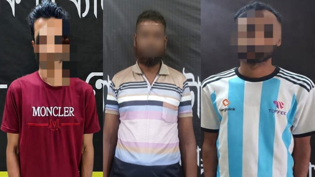 নোয়াখালীতে তিনটি পৃথক হত্যা মামলার তিন আসামি গ্রেপ্তার