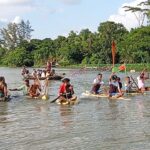 নাজিরপুরে গ্রামীণ উৎসব মুখর ভেলাবাইচ প্রতিযোগিতা অনুষ্ঠিত