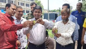 চাঁপাইনবাবগঞ্জের শিবগঞ্জে ১১ টিয়া পাখি উদ্ধার ও অবমুক্ত