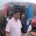 শ্রীনগরে নিয়ন্ত্রণ হারিয়ে বাস উল্টে আহত ৭