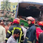 বগুড়ায় যাত্রীবাহী বাসচাপায় ৬ শ্রমিক নিহত আহত ১৫