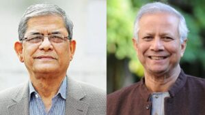 দেশের ২৩তম রাষ্ট্রপতি নির্বাচিত হওয়ায় মির্জা ফখরুলকে ড. ইউনূসের অভিনন্দন
