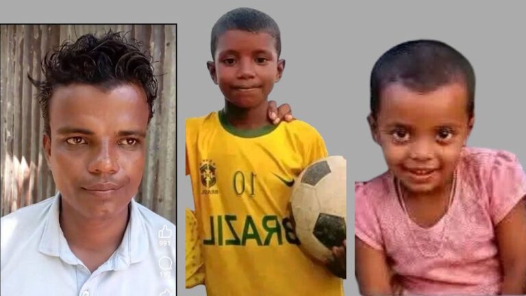 দিরাইয়ে দুই সন্তানকে পানিতে ফেলে হত্যার অভিযোগে বাবা আটক