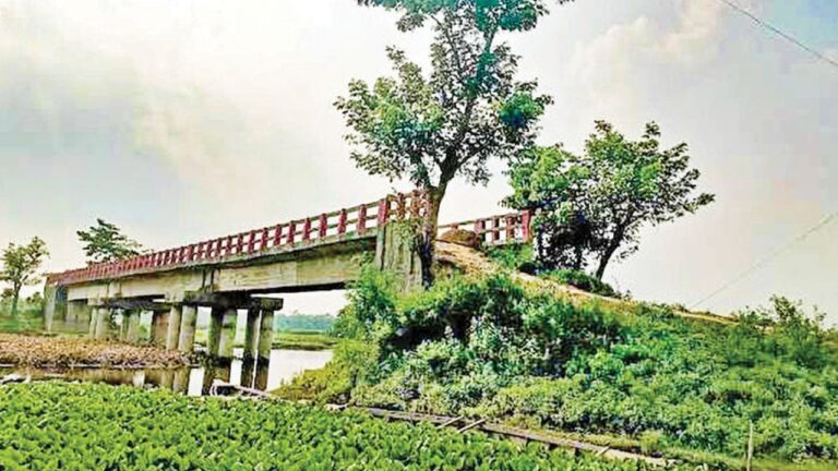 মনোহরগঞ্জে দুই যুগেও শেষ হয়নি ডাকাতিয়া নদীর ওপর সেতুর নির্মাণকাজ জনদুর্ভোগ চরমে