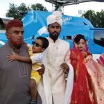 ছেলের কথা রাখা ও প্রতিজ্ঞা পূরণে হেলিকপ্টারে চড়িয়ে বধু বরণ করলেন মানিকগঞ্জের বাবা