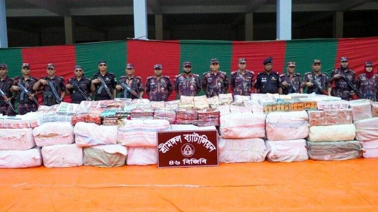 শ্রীমঙ্গলে ৩ কোটি টাকার চোরাই পণ্য জব্দ করলো যৌথ টাস্কফোর্স