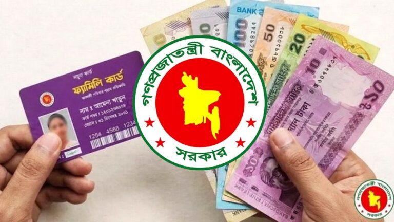 ফ্যামিলি কার্ড বাস্তবায়ন নীতিমালা জারি আট শর্তে মিলবে না সরকারি সহায়তা