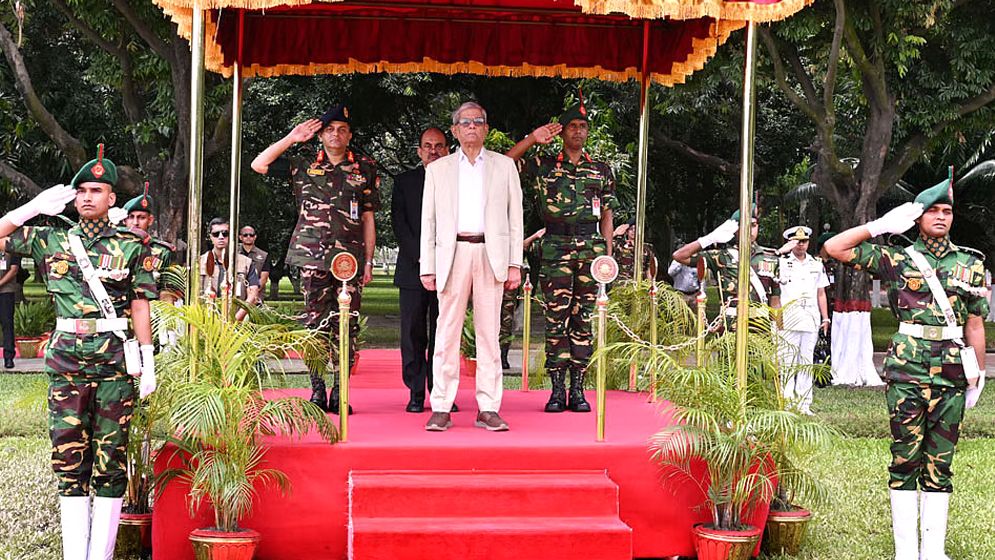 বঙ্গভবনে উঠলেন রাষ্ট্রপতি মির্জা ফখরুল ইসলাম আলমগীর