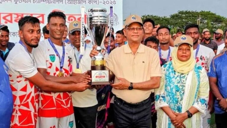 আইজিপি কাপ ফুটবলে চ্যাম্পিয়ন সিলেট রেঞ্জ