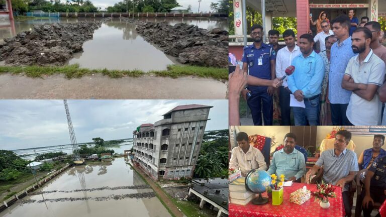 মোংলায় রাতের আঁধারে স্কুলের খেলার মাঠ খুঁড়ে ড্রেন নির্মাণ জনমনে ক্ষোভ