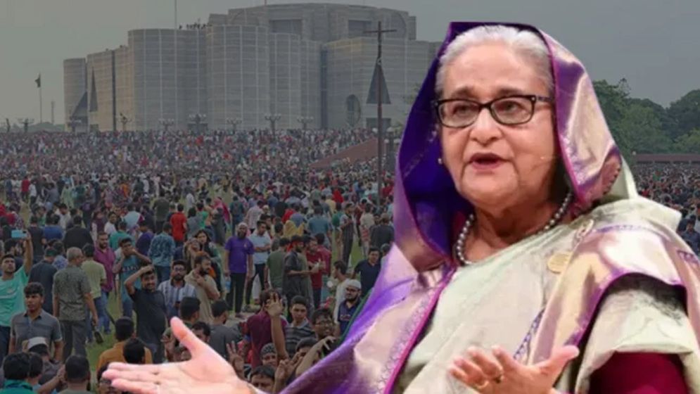 ছাত্র-জনতার অভ্যুত্থানে পতন শেখ হাসিনার সরকারের
