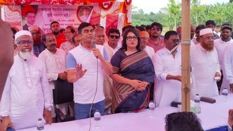 কুড়িগ্রামের নদীভাঙন রোধে ৯৩টি প্রকল্প বাস্তবায়নের ঘোষণা পানিসম্পদ প্রতিমন্ত্রীর