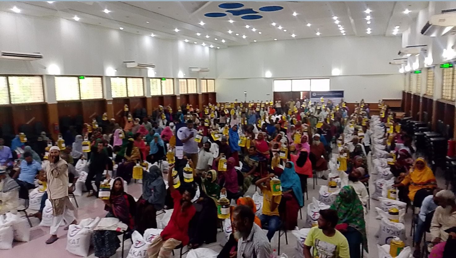 গঙ্গাচড়ায় ২০০ অসহায় পরিবারের মাঝে জাকাত ফাউন্ডেশনের খাদ্য সহায়তা বিতরণ