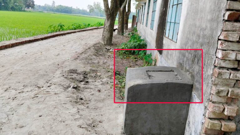 জলঢাকায় এমপির উদ্বোধনের কয়েক ঘণ্টার মধ্যেই সড়ক প্রকল্পের নামফলক উধাও
