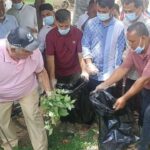 বান্দরবান সদর হাসপাতালে পরিচ্ছন্নতা অভিযানে অংশ নিলেন এমপি সাচিং প্রু জেরী