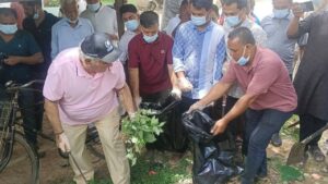 বান্দরবান সদর হাসপাতালে পরিচ্ছন্নতা অভিযানে অংশ নিলেন এমপি সাচিং প্রু জেরী