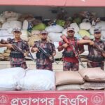 সিলেটে বিজিবির অভিযানে সোয়া দুই কোটি টাকার চোরাচালানি পণ্য জব্দ