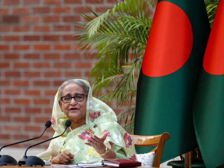 হাসিনার ভার্চুয়াল বক্তব্য নিয়ে দায় এড়াল ভারত, বাংলাদেশে সম্প্রচারে নিষেধাজ্ঞা