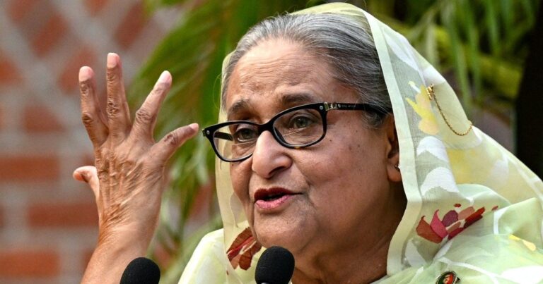 মৃত্যুদণ্ড মাথায় নিয়ে দেশে ফেরার ইঙ্গিত শেখ হাসিনার