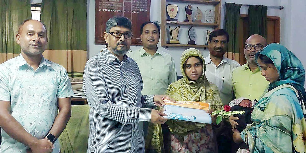 HSC student sits for exam hours after giving birth in Nilphamari