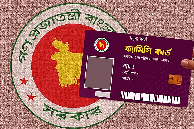 আগামী ১৬ আগস্ট যাত্রা শুরু করছে ফ্যামিলি কার্ড কর্মসূচি চার বছরে ১ কোটি ৬০ লাখ পরিবারকে অন্তর্ভুক্তির লক্ষ্যমাত্রা