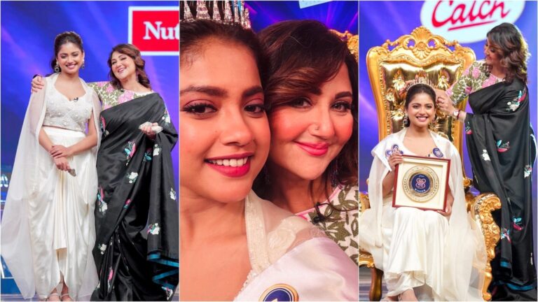 দিদি নম্বর ওয়ানের নতুন আঙ্গিকে মুগ্ধ প্রতিযোগী ঐন্দ্রিলা ভূয়সী প্রশংসায় ভরালেন স্বস্তিকাকে