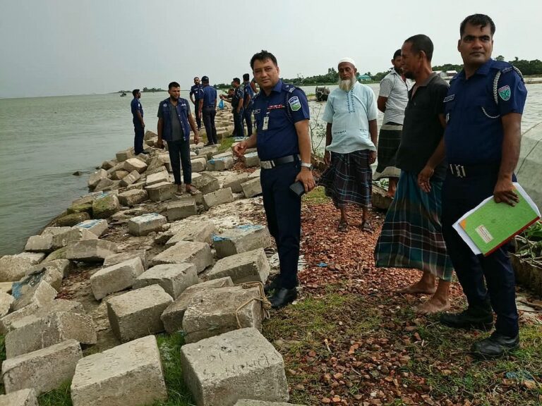 Locals Return Majority of Stolen Concrete Blocks from Netrokona Flood Protection Embankment