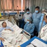 BNP Secretary General Mirza Fakhrul Islam Alamgir Visits Iqbal Hasan Mahmud in Hospital