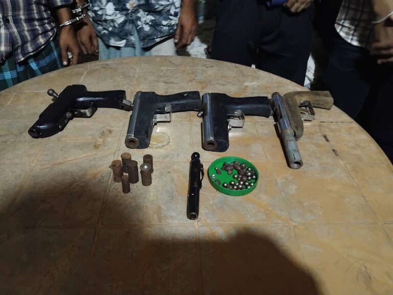 Police arrest two men in Hathazari for manufacturing and trafficking illegal firearms
