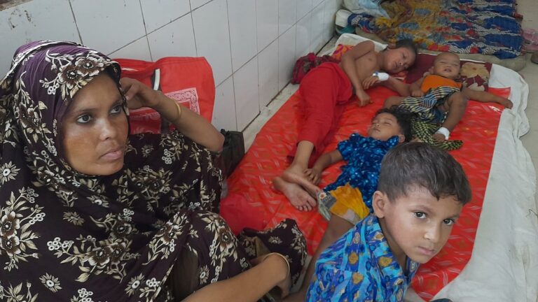 Measles outbreak hits Noakhali Upazila hospital as families struggle with medical costs