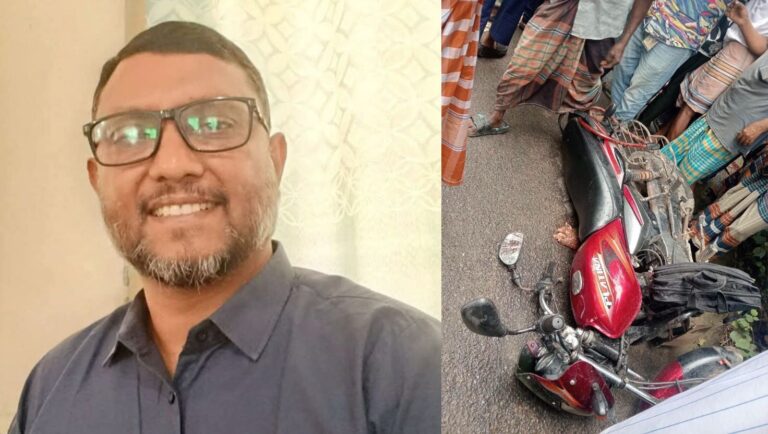 টাঙ্গাইলের সখিপুরে ট্রাকচাপায় স্বাস্থ্য সহকারী নিহত