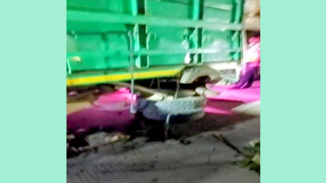বগুড়ায় ট্রাকের নিচে চাপা পড়ে চালকসহ তিনজনের মর্মান্তিক মৃত্যু