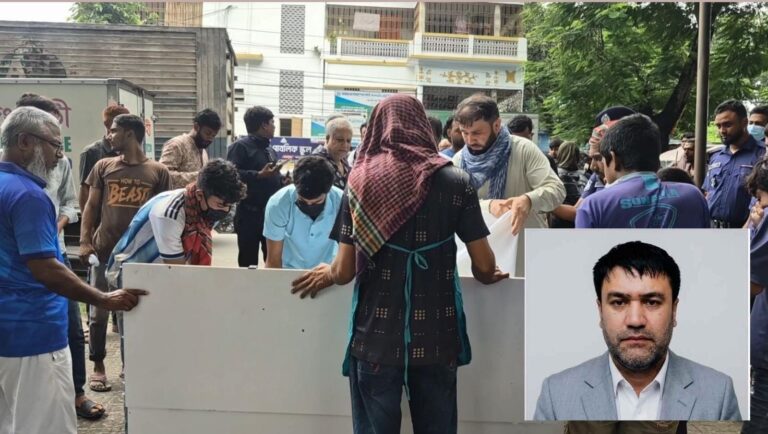 ঝিনাইদহে কবর থেকে আফগান নাগরিকের লাশ উত্তোলন করে স্বজনদের কাছে হস্তান্তর